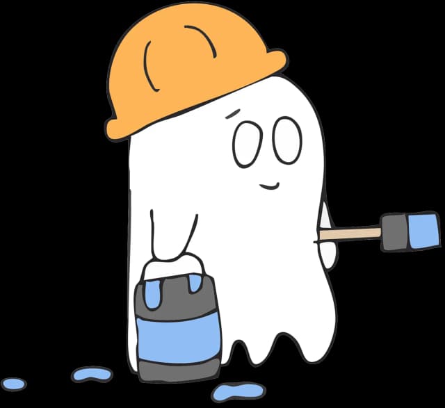 Character with paint