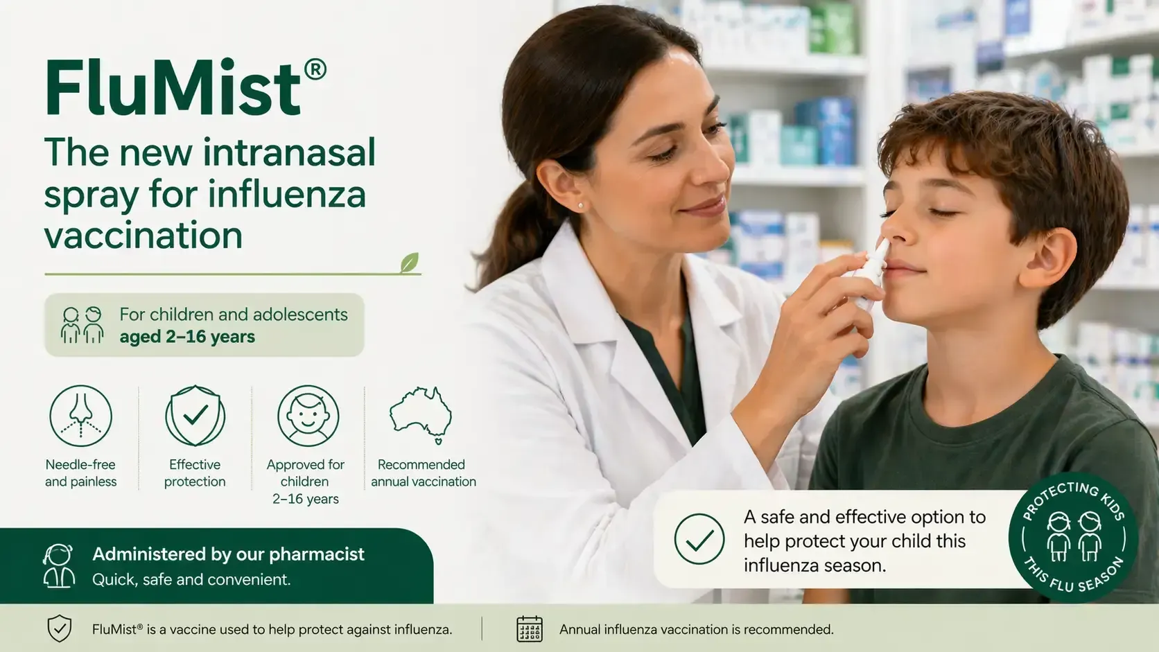 Flumist: A Needle-Free Flu Vaccine for Australian Children